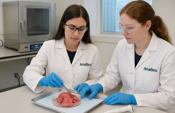 Two ladies working in the lab.
